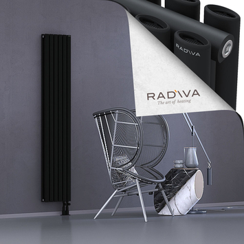 Tano Aluminium Radiator 1800x340 Black - Thumbnail