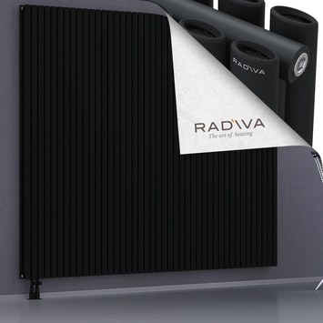 Tano Aluminium Radiator 2000x2486 Black - Thumbnail