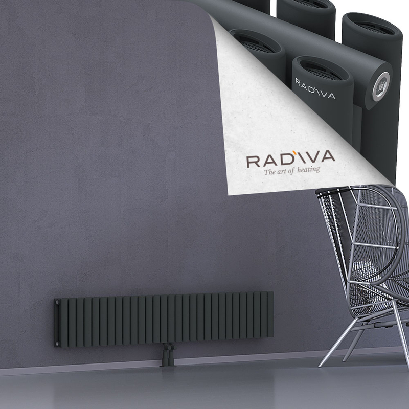 Tano Aluminium Radiator 300x1674 Dark Anthracite