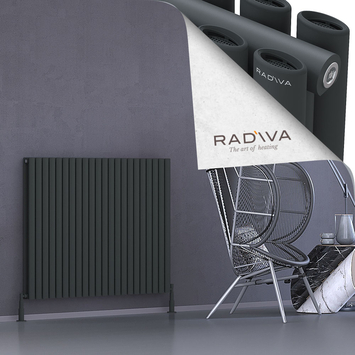 Radiva - Tano Radiateur En Aluminium 1000x1268 Anthracite Foncé