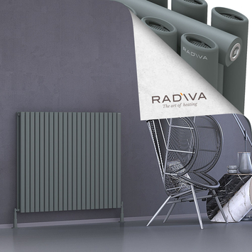 Radiva - Tano Radiateur En Aluminium 1000x1268 Anthracite