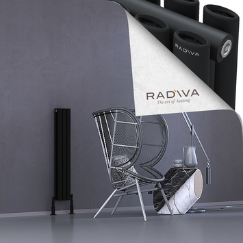 Radiva - Tano Radiateur En Aluminium 1000x166 Noir