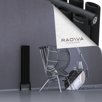 Radiva - Tano Radiateur En Aluminium 1000x224 Noir