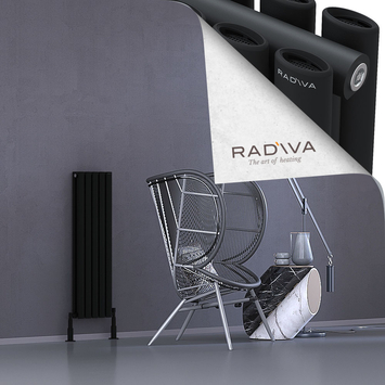 Radiva - Tano Radiateur En Aluminium 1000x282 Noir