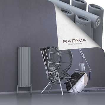 Radiva - Tano Radiateur En Aluminium 1000x340 Gris