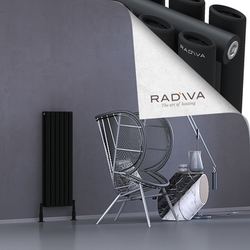 Radiva - Tano Radiateur En Aluminium 1000x340 Noir