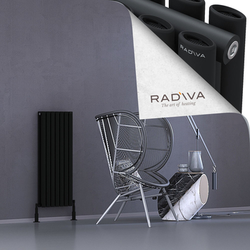 Radiva - Tano Radiateur En Aluminium 1000x398 Noir