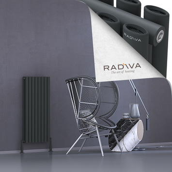 Radiva - Tano Radiateur En Aluminium 1000x456 Anthracite Foncé