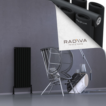 Radiva - Tano Radiateur En Aluminium 1000x456 Noir