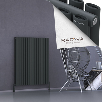 Radiva - Tano Radiateur En Aluminium 1200x1036 Anthracite Foncé