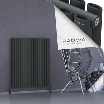 Radiva - Tano Radiateur En Aluminium 1200x1152 Anthracite Foncé