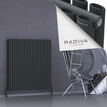 Radiva - Tano Radiateur En Aluminium 1200x1268 Anthracite Foncé