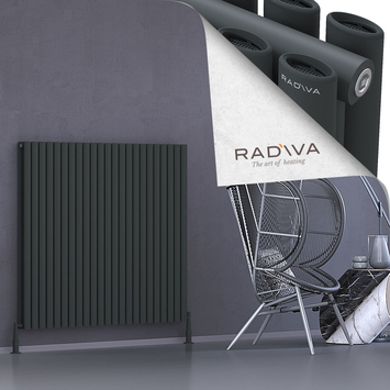 Radiva - Tano Radiateur En Aluminium 1200x1326 Anthracite Foncé