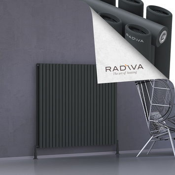 Radiva - Tano Radiateur En Aluminium 1200x1442 Anthracite Foncé