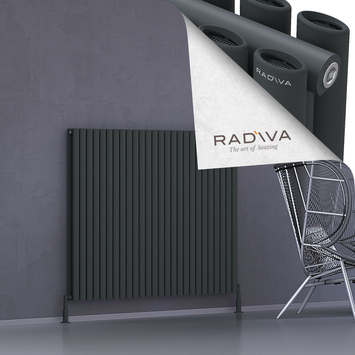 Radiva - Tano Radiateur En Aluminium 1200x1500 Anthracite Foncé