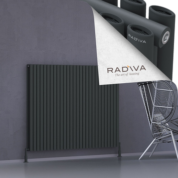 Radiva - Tano Radiateur En Aluminium 1200x1616 Anthracite Foncé