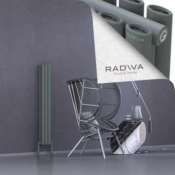 Radiva - Tano Radiateur En Aluminium 1200x166 Anthracite