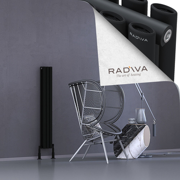 Radiva - Tano Radiateur En Aluminium 1200x166 Noir