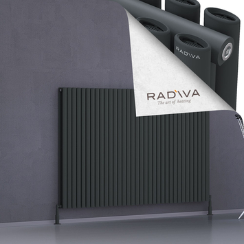 Radiva - Tano Radiateur En Aluminium 1200x1964 Anthracite Foncé