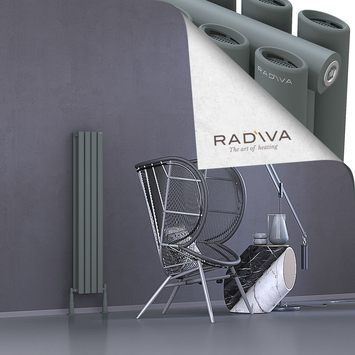Radiva - Tano Radiateur En Aluminium 1200x224 Anthracite