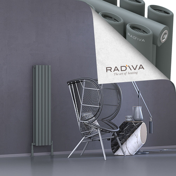 Radiva - Tano Radiateur En Aluminium 1200x282 Anthracite