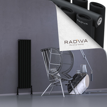 Radiva - Tano Radiateur En Aluminium 1200x340 Noir