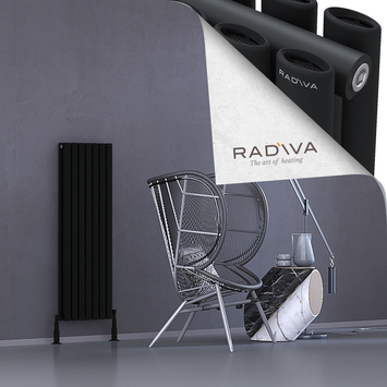 Radiva - Tano Radiateur En Aluminium 1200x398 Noir