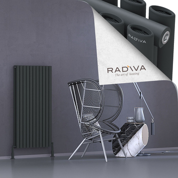 Radiva - Tano Radiateur En Aluminium 1200x630 Anthracite Foncé