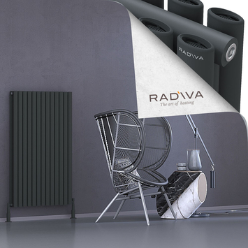 Radiva - Tano Radiateur En Aluminium 1200x746 Anthracite Foncé