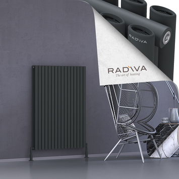 Radiva - Tano Radiateur En Aluminium 1200x920 Anthracite Foncé