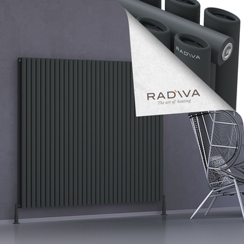 Radiva - Tano Radiateur En Aluminium 1500x1848 Anthracite Foncé