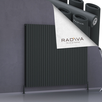 Radiva - Tano Radiateur En Aluminium 1500x1964 Anthracite Foncé