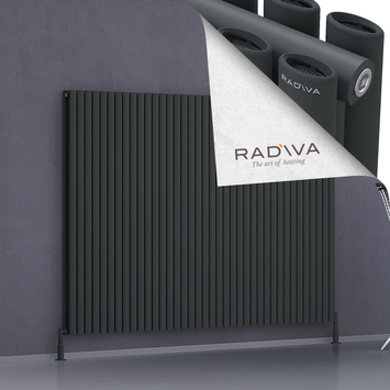 Radiva - Tano Radiateur En Aluminium 1500x2196 Anthracite Foncé
