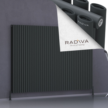 Radiva - Tano Radiateur En Aluminium 1500x2370 Anthracite Foncé
