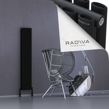 Radiva - Tano Radiateur En Aluminium 1500x282 Noir