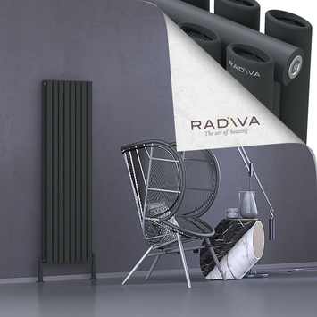 Radiva - Tano Radiateur En Aluminium 1500x456 Anthracite Foncé