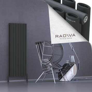 Radiva - Tano Radiateur En Aluminium 1500x572 Anthracite Foncé