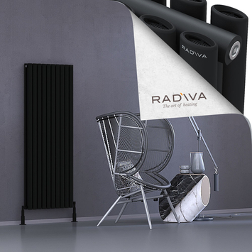 Radiva - Tano Radiateur En Aluminium 1500x572 Noir