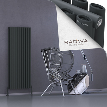 Radiva - Tano Radiateur En Aluminium 1500x630 Anthracite Foncé
