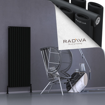 Radiva - Tano Radiateur En Aluminium 1500x630 Noir