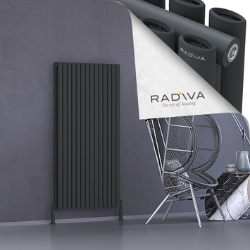 Radiva - Tano Radiateur En Aluminium 1500x804 Anthracite Foncé