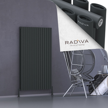 Radiva - Tano Radiateur En Aluminium 1500x920 Anthracite Foncé
