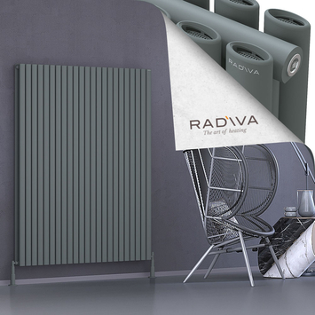 Radiva - Tano Radiateur En Aluminium 1600x1326 Anthracite