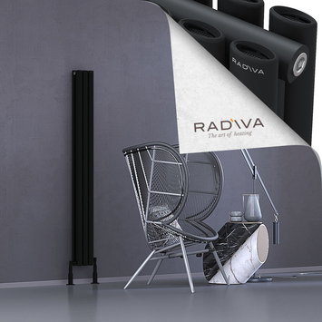 Radiva - Tano Radiateur En Aluminium 1600x166 Noir