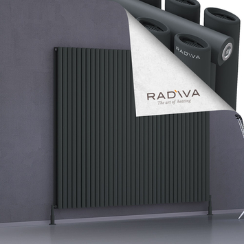 Radiva - Tano Radiateur En Aluminium 1600x2022 Anthracite Foncé