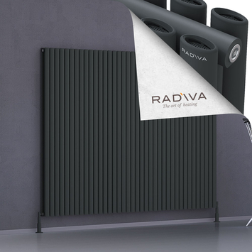 Radiva - Tano Radiateur En Aluminium 1600x2196 Anthracite Foncé