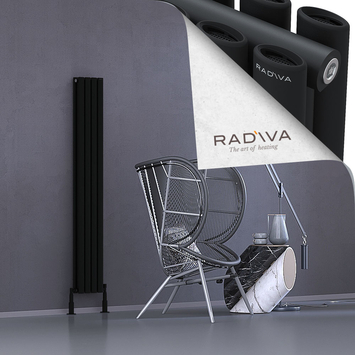 Radiva - Tano Radiateur En Aluminium 1600x224 Noir