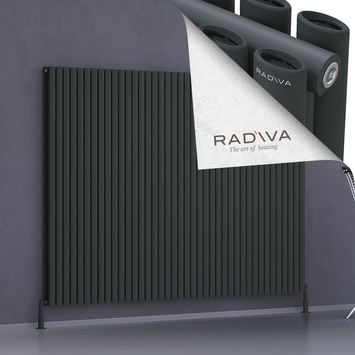 Radiva - Tano Radiateur En Aluminium 1600x2312 Anthracite Foncé