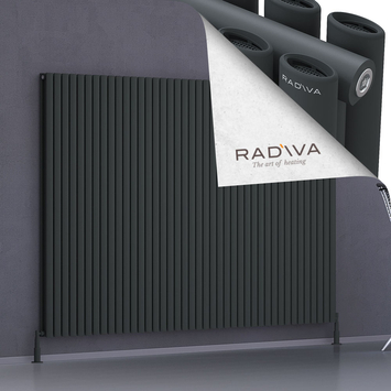 Radiva - Tano Radiateur En Aluminium 1600x2370 Anthracite Foncé