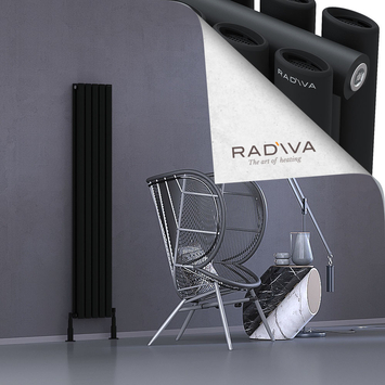 Radiva - Tano Radiateur En Aluminium 1600x282 Noir